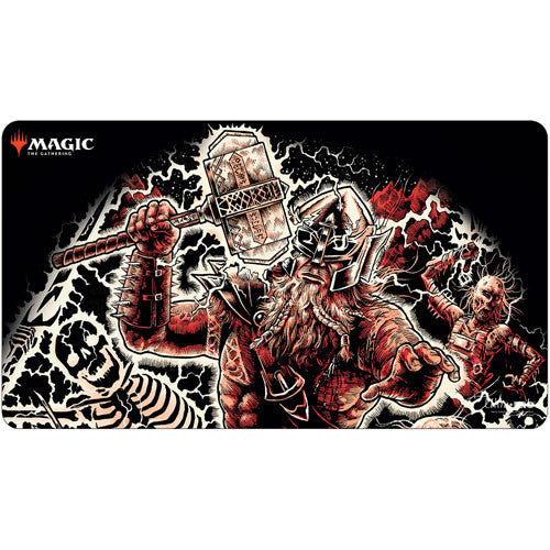 Magic the Gathering Playmat: Kaldheim - Toralf, God of Fury