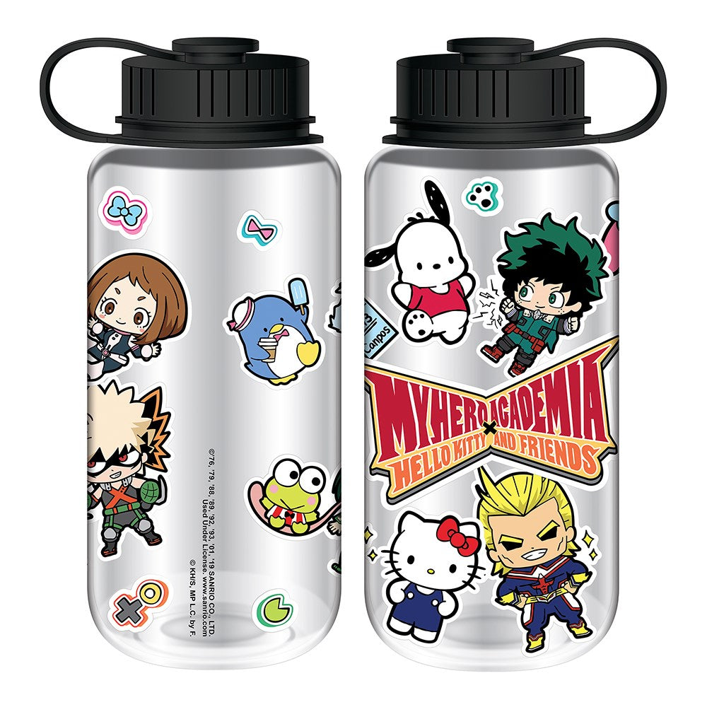Hello Kitty & Friends My Hero Academia 32 oz Tritan Water Bottle