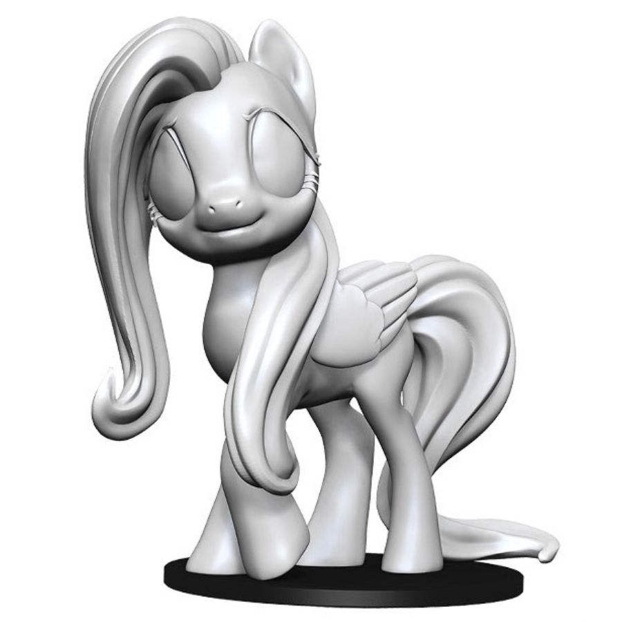 My Little Pony Deep Cuts Unpainted Miniatures: Fluttershy