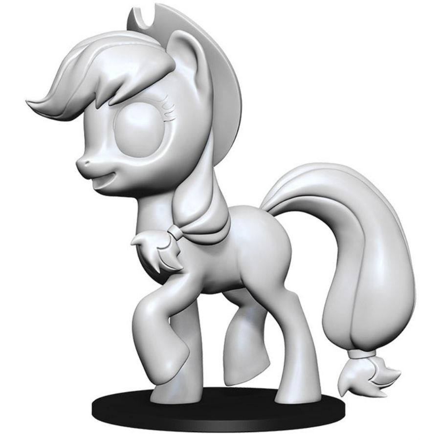 My Little Pony Deep Cuts Unpainted Miniatures: Apple Jack