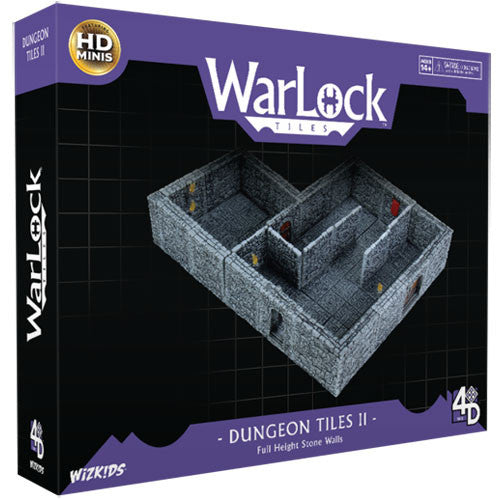 WarLock Tiles: Dungeon Tiles II - Full Height Stone Walls