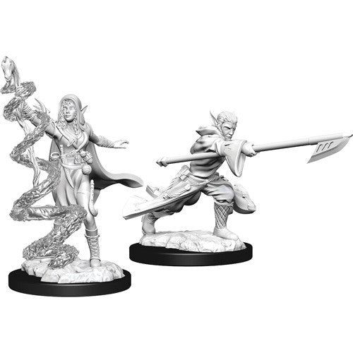 Magic the Gathering Unpainted Miniatures: W1 Joraga Warcaller & Joraga Treespeaker