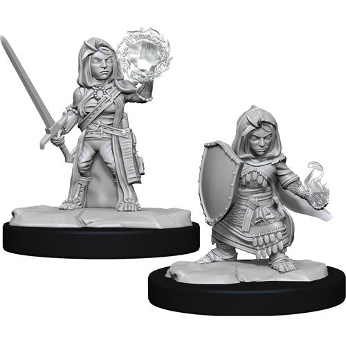 Pathfinder Deep Cuts Unpainted Miniatures: W14 Female Halfling Cleric