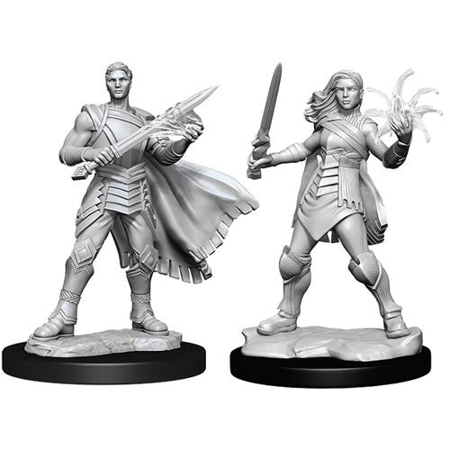Magic the Gathering Unpainted Miniatures: W3 Rowan & Will Kenrith