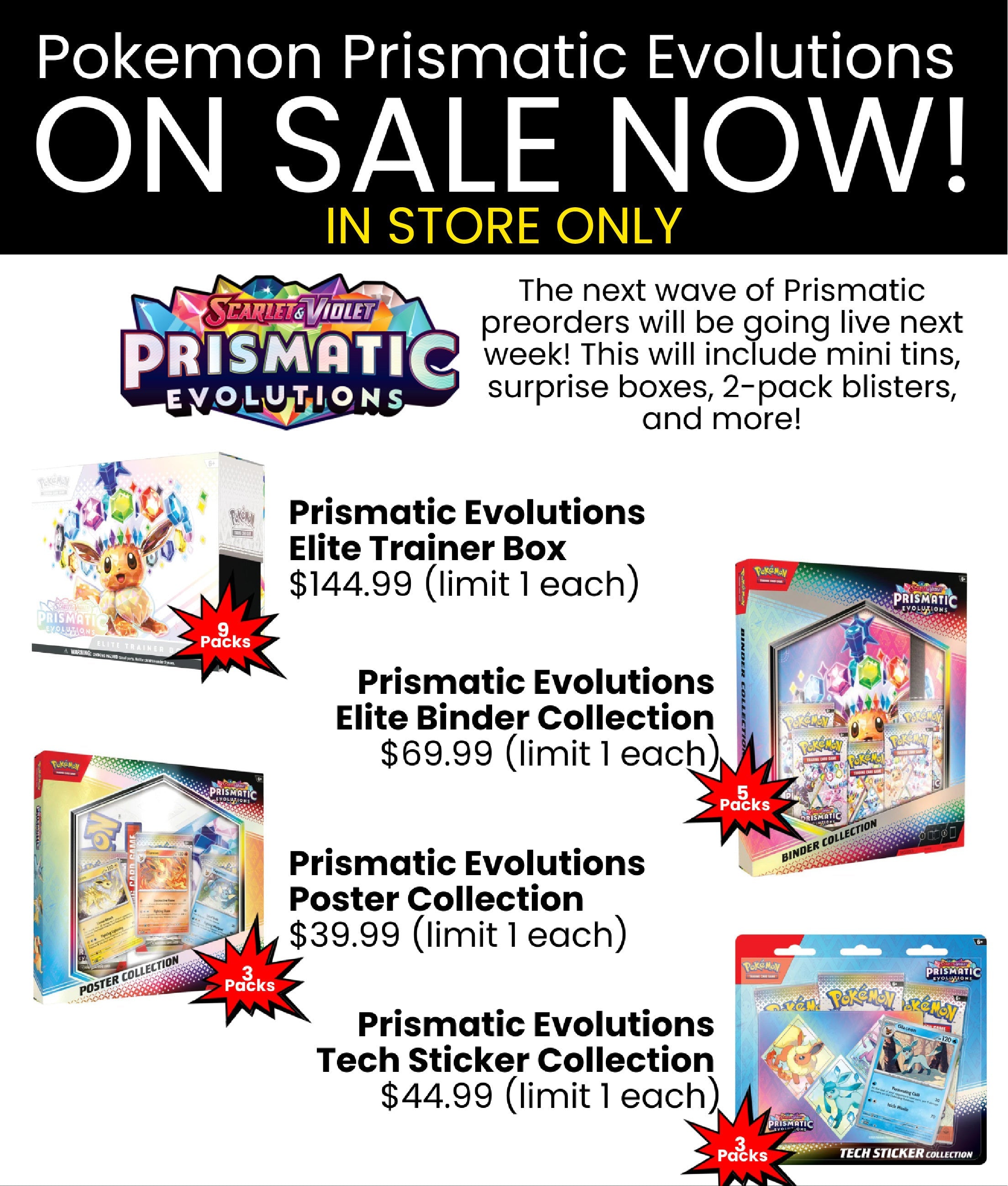 Pokemon: Prismatic Evolutions