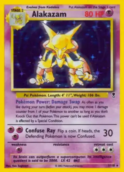 Alakazam 001/110 Unlimited Legendary Collection