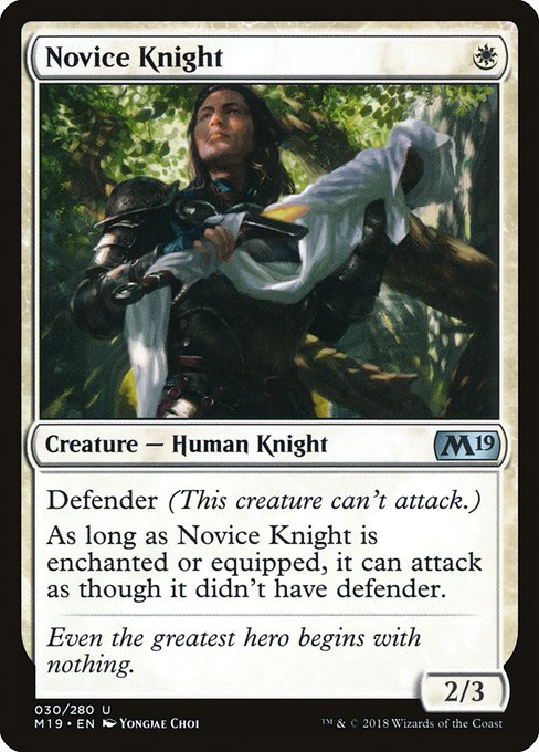 M19: Novice Knight (Foil)