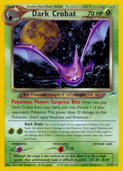 Dark Crobat 002/105 Unlimited Neo Destiny