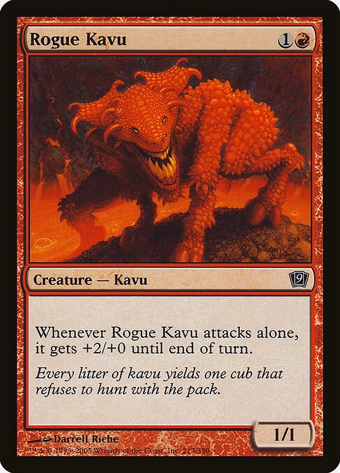 9ED: Rogue Kavu (Foil)