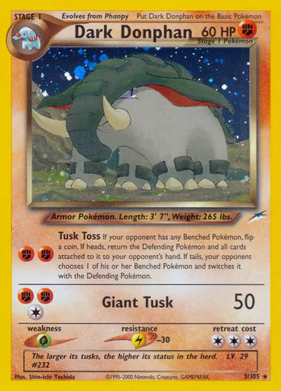 Dark Donphan 003/105 Unlimited Neo Destiny