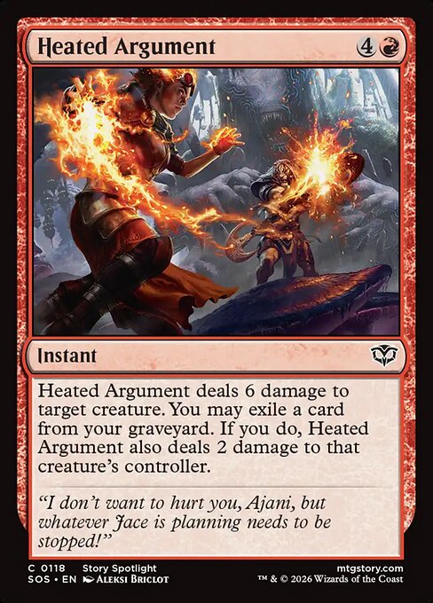 SOS: Heated Argument (Foil)