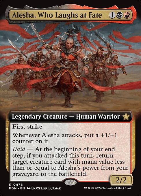 FDN: Alesha, Who Laughs at Fate (Extended Art) (Foil)