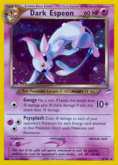 Dark Espeon 004/105 Unlimited Neo Destiny