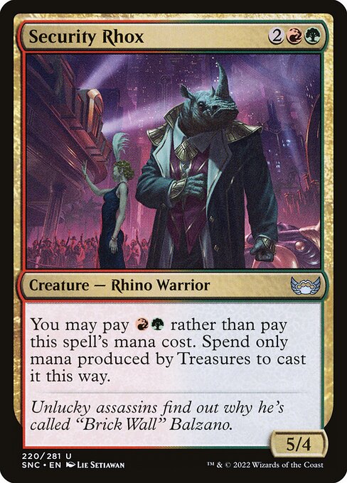 SNC: Security Rhox (Foil)