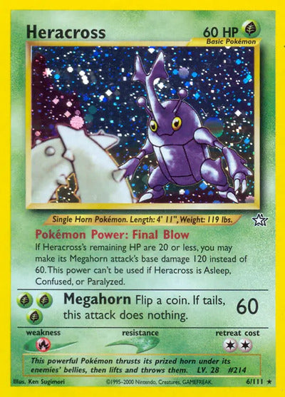 Heracross 006/111 Unlimited Neo Genesis