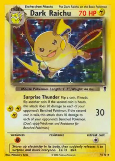 Dark Raichu 007/110 Unlimited Legendary Collection