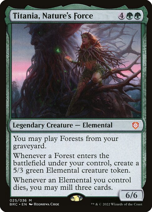 BRC: Titania, Nature's Force (Foil)