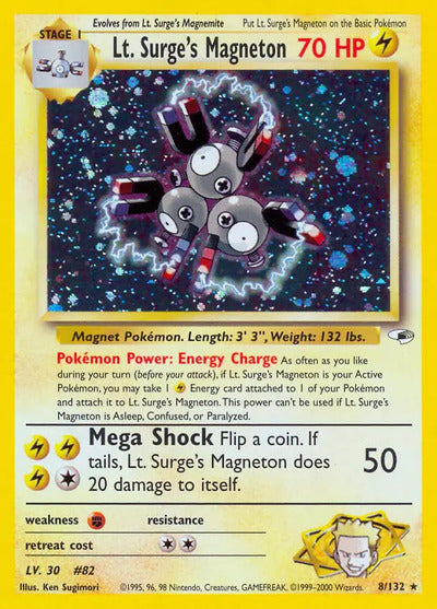 Lt. Surge's Magneton 008/132 Unlimited Gym Heroes