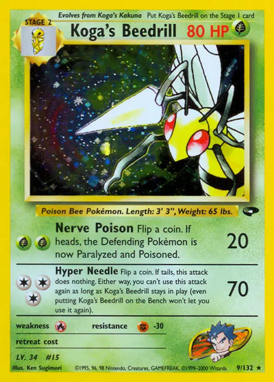 Koga's Beedrill 009/132 Unlimited Gym Challenge