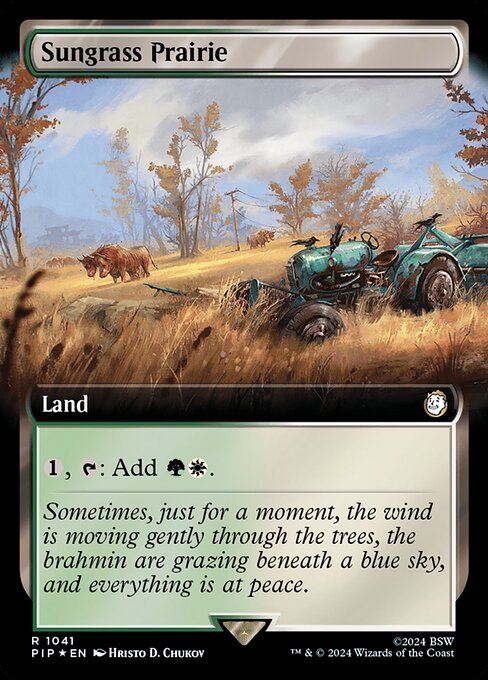 PIP: Sungrass Prairie (Extended Art) (Surge Foil)