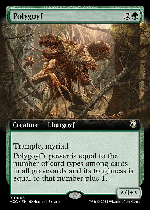 M3C: Polygoyf (Extended Art) (Foil)