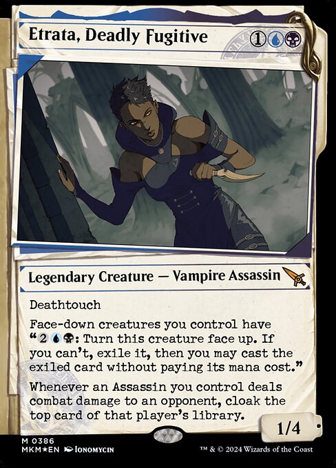 MKM: Etrata, Deadly Fugitive (Showcase) (Invisible Ink) (Foil)