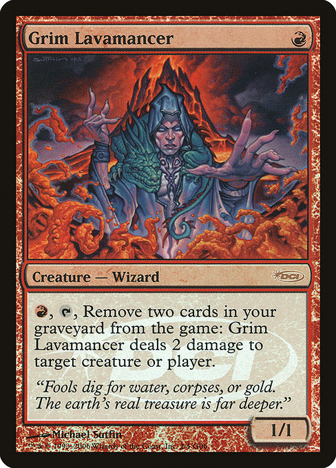 G06: Grim Lavamancer (Foil)