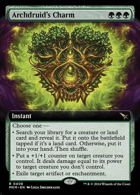 MKM: Archdruid's Charm (Extended Art)