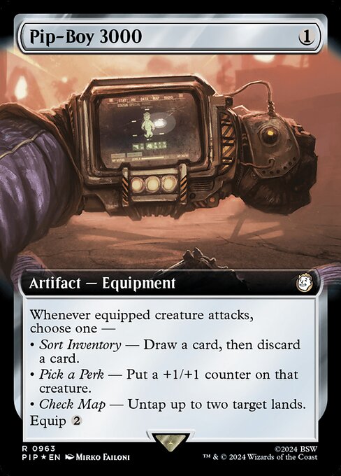 PIP: Pip-Boy 3000 (Extended Art) (Surge Foil)