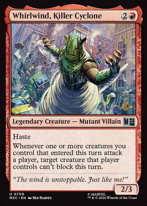 MSC: Whirlwind, Killer Cyclone