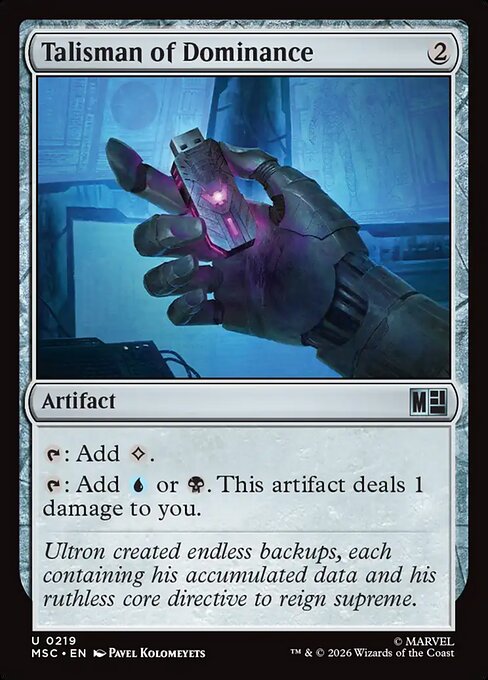 MSC: Talisman of Dominance
