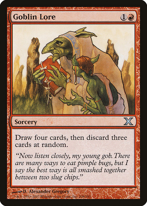 10E: Goblin Lore (Foil)