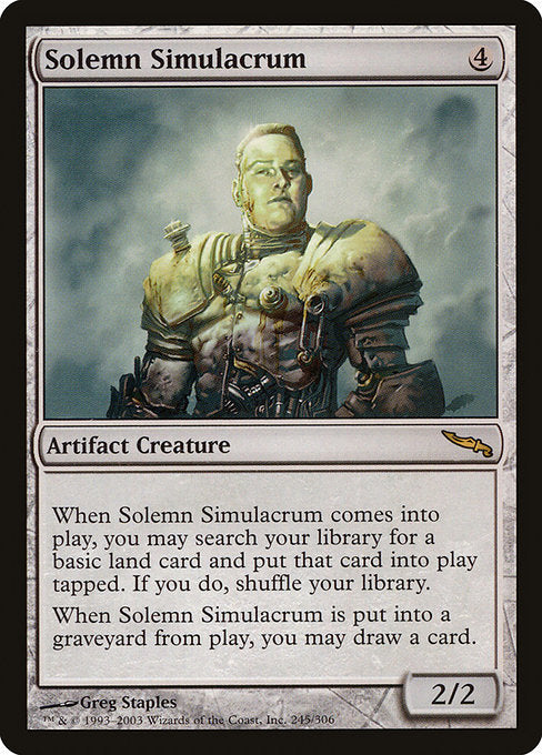 MRD: Solemn Simulacrum (Foil)