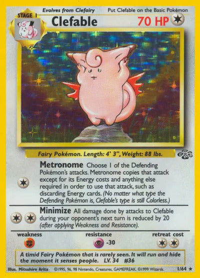 Clefable (1) 01/64 Unlimited Jungle