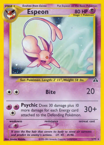 Espeon (1) 01/75 Unlimited Neo Discovery