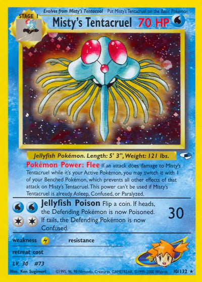 Misty's Tentacruel 010/132 Unlimited Gym Heroes