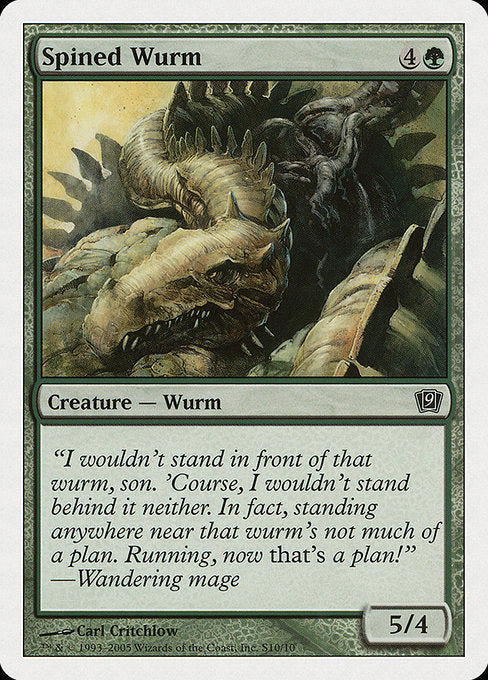 9ED: Spined Wurm