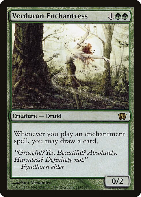 8ED: Verduran Enchantress (Foil)