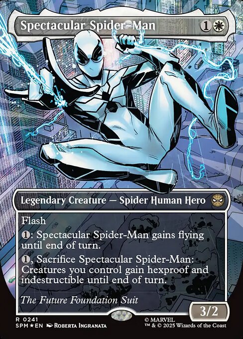 SPM: Spectacular Spider-Man (0241) (Borderless) (Textured Foil)
