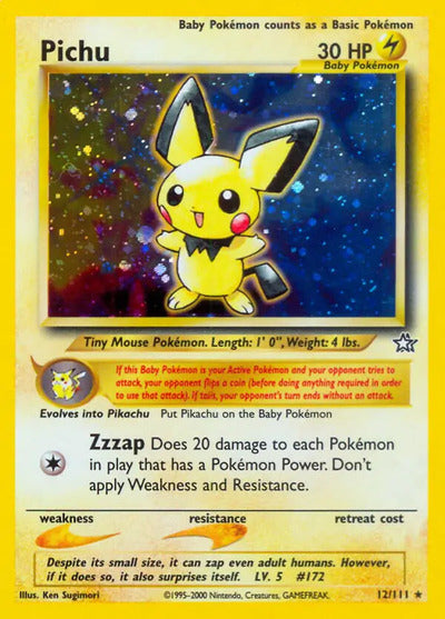 Pichu 012/111 Unlimited Neo Genesis