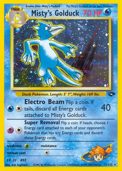 Misty's Golduck 012/132 Unlimited Gym Challenge