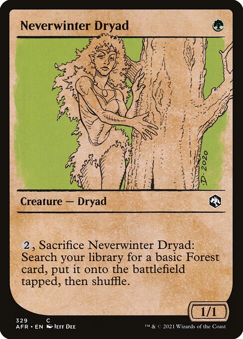 AFR: Neverwinter Dryad (Showcase) (Foil)