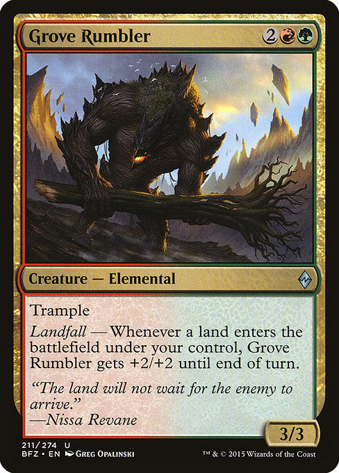 BFZ: Grove Rumbler (Foil)