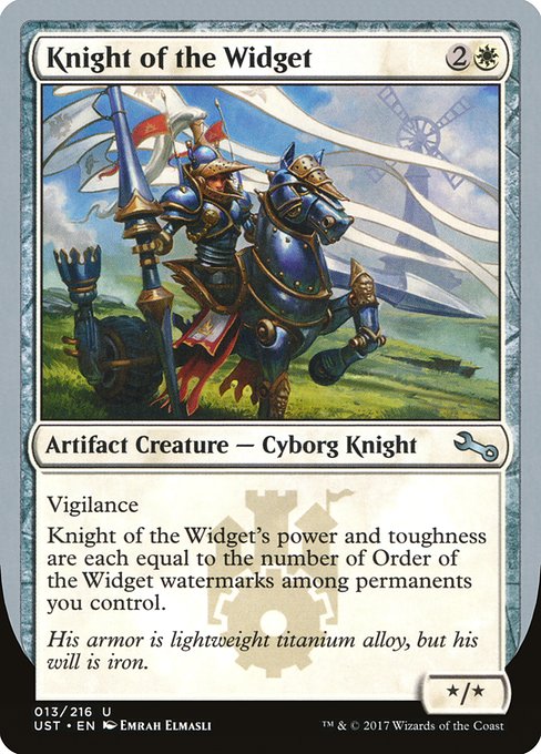 UST: Knight of the Widget