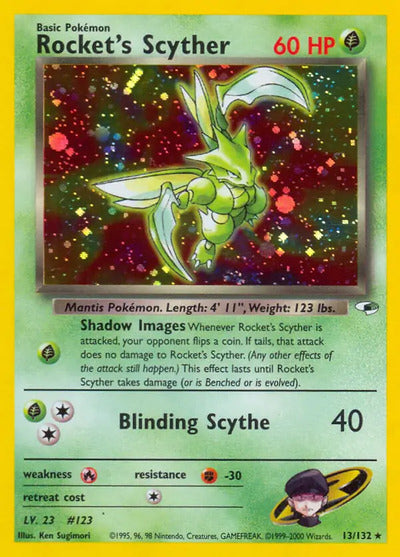 Rocket's Scyther 013/132 Unlimited Gym Heroes