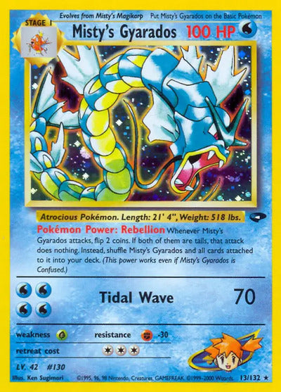 Misty's Gyarados 013/132 Unlimited Gym Challenge