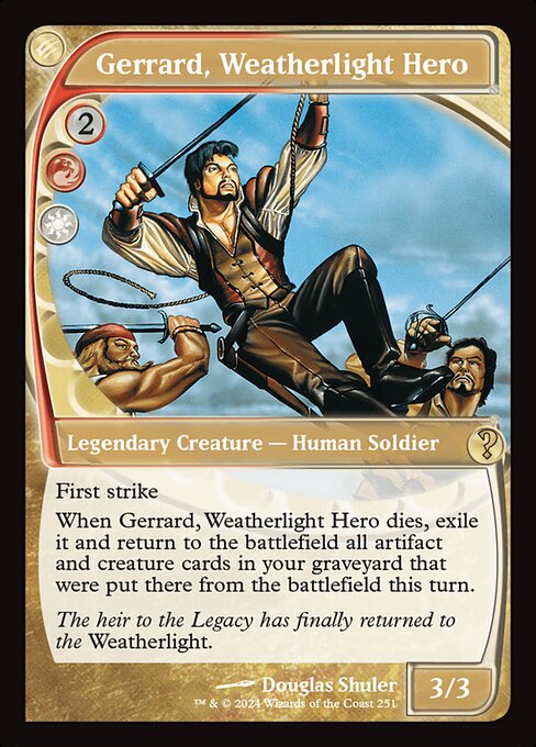 MB2: Gerrard, Weatherlight Hero (Future Sight) (Foil)