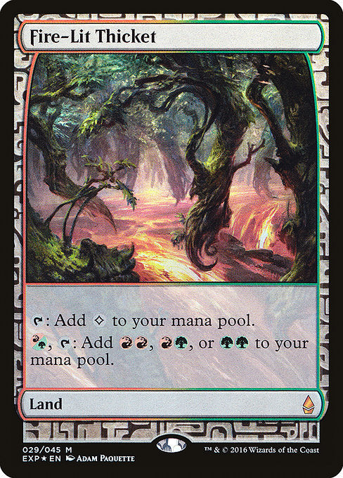 EXP: Fire-Lit Thicket (Foil)