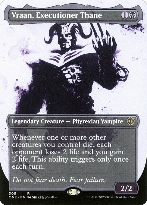 ONE: Vraan, Executioner Thane (Showcase) (Foil)