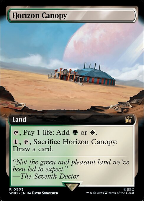 WHO: Horizon Canopy (Extended Art)